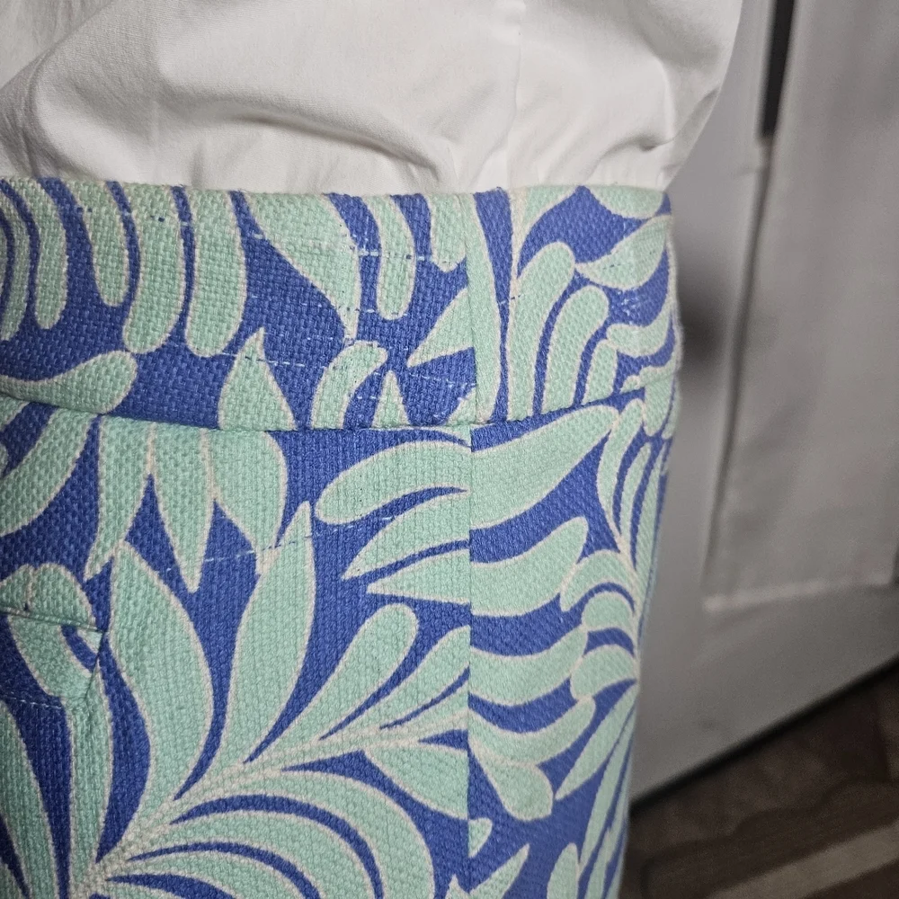 Kate Spade Blue and Green Patterned Woman Pants